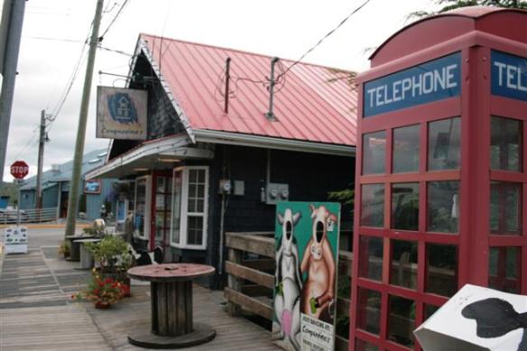 Cowpuccino's coffee house.