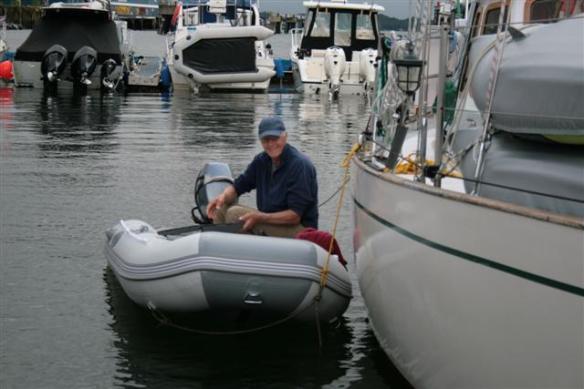 Last but surely not least,Bert is his new dinghy!!!!!