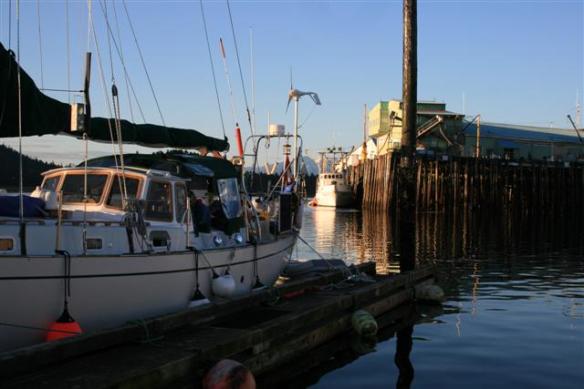 the marina in Petersburg.