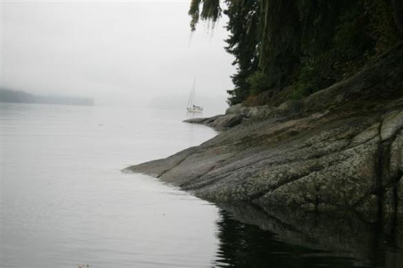 Looking out from the lagoon.