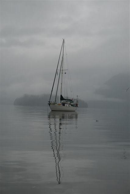 Anchored out in Anan Bay.