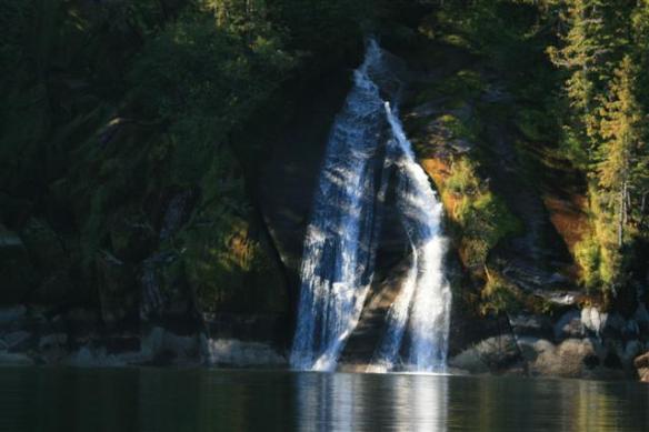 Beautiful falls line the shores of the Channel.