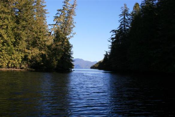 Into Sea Otter Inlet.