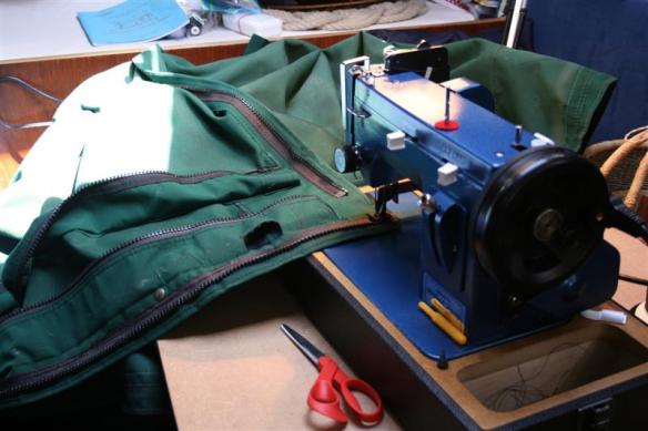 Repairing the canvas