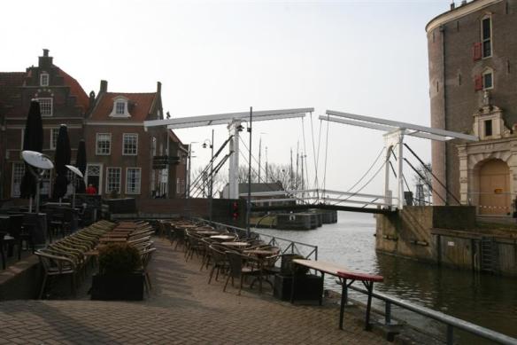 Entrance to one of the harbors.