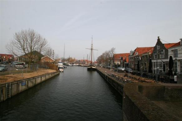 One of the harbors in Enkhuizen.