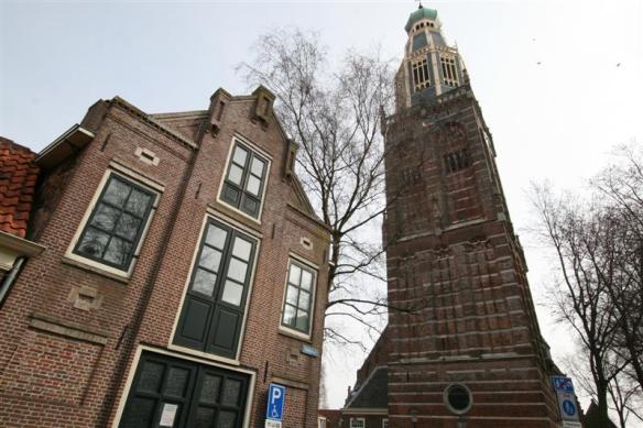 Enkhuizen, with the high church tower.