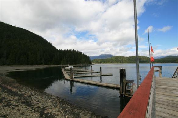 Curtsy at the dock in Blind Channel Resort, all by ourselves.