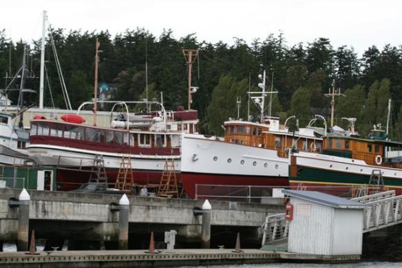 MV Dearleap, with two other older beauties.