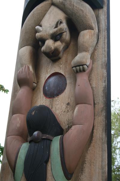 Coast Salish totem