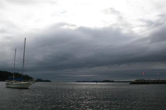 Early morning, Tsehum Harbor, storm coming????