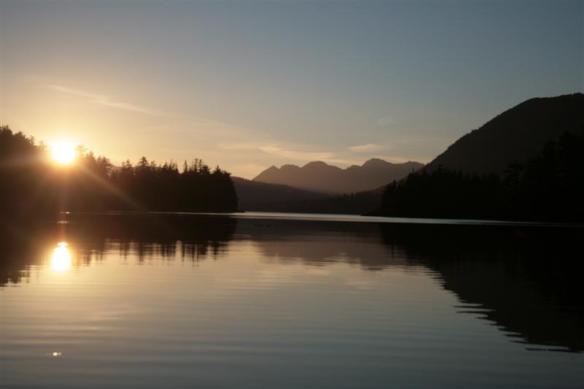 Scow Bay sunset, time for bed!!!!
