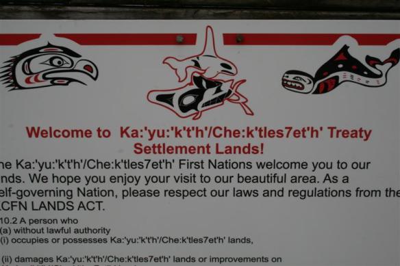 First Nation notice.