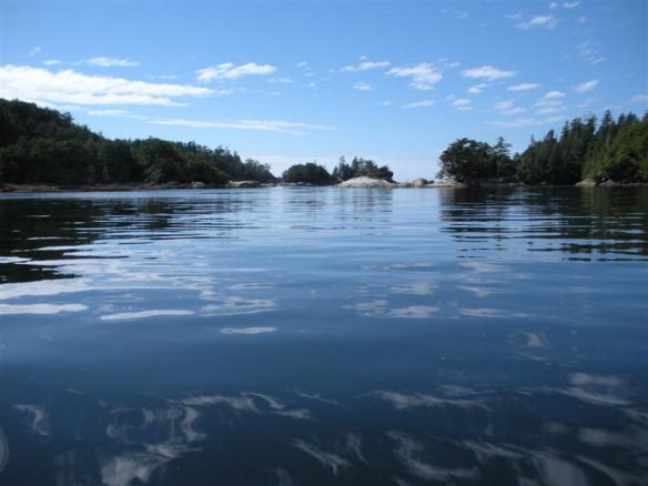 On the way to Wouwer island,between the islands.