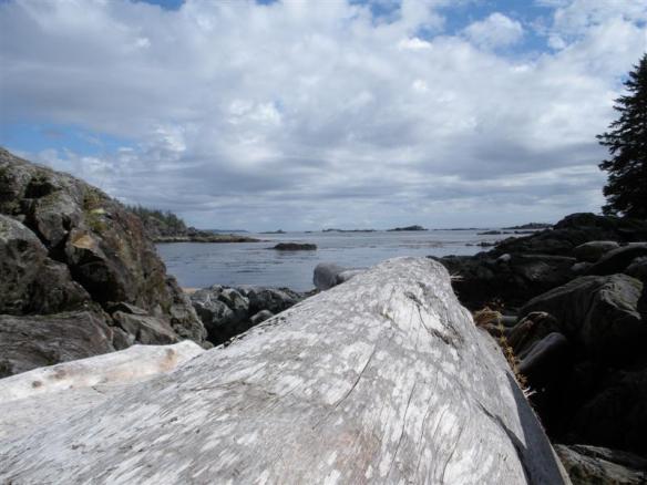 Little beach on Effingham Island
