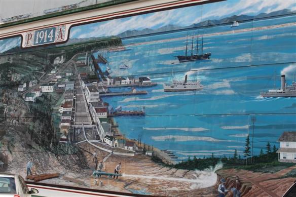 wall mural in port angeles.