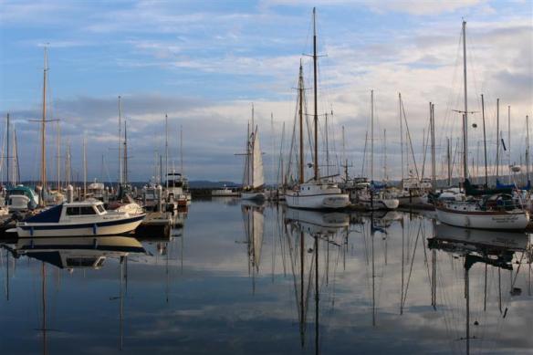 port townsend harbor, beautiful day for photos