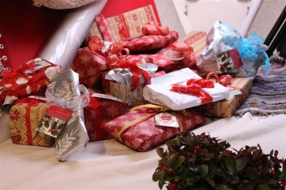 In our V berth, Chirstmas time!!!