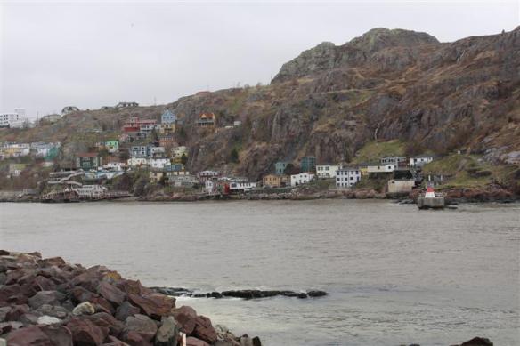 The Battery, this is the entrance of the harbor, you can see how narrow this is, even cruise ships come in here, and large freighters.
