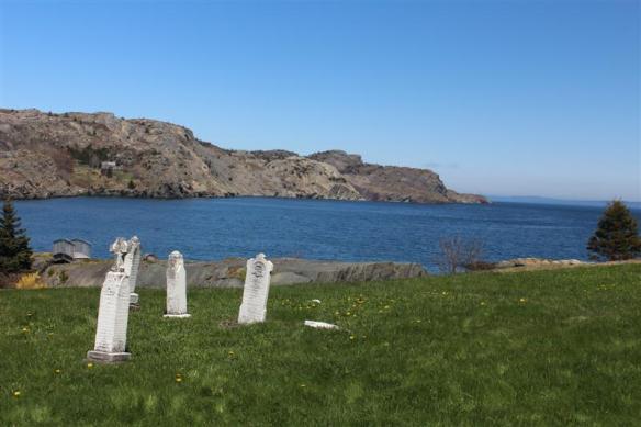 Most of the old cemeteries overlook the ocean, some of these gravestones date back to the late 1700's