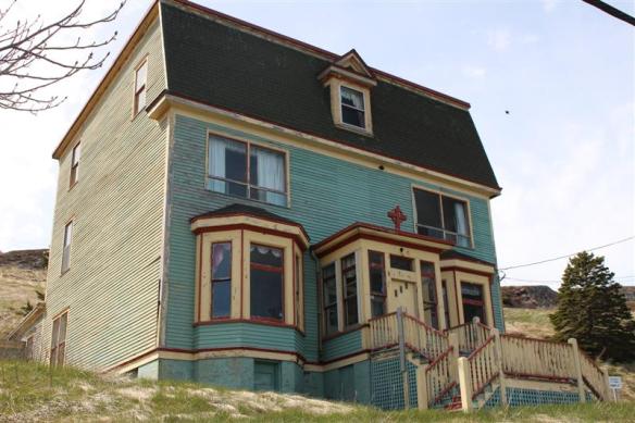 The old nunnery in Ferryland, people bought it with the plan to make it into a B&B but it was already too run down.