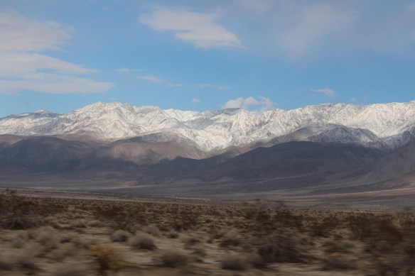 Looking towards Thomas mountain range.