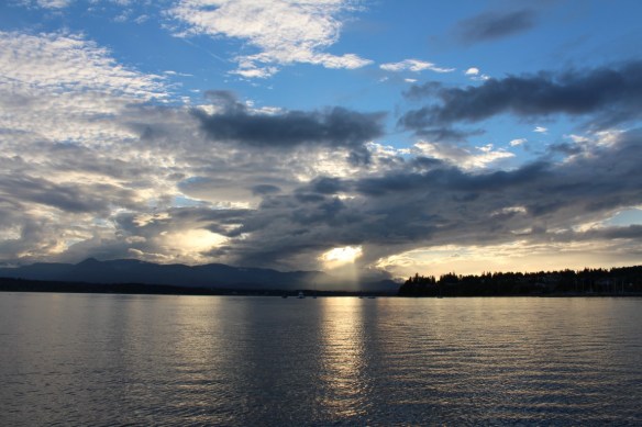Cannot pass up this beautiful Comox evening sky.