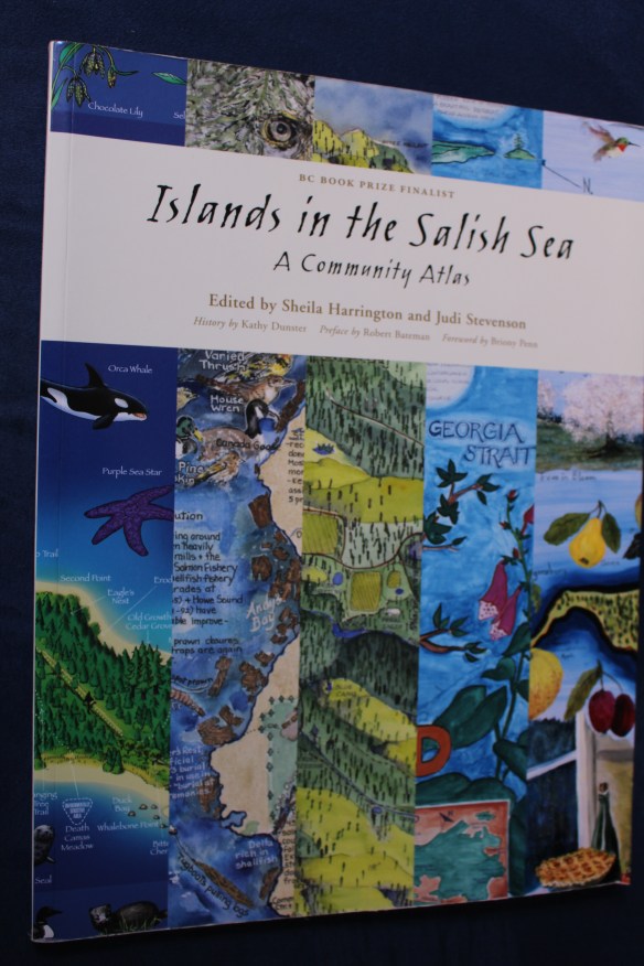 Front cover of the book: "Islands of the Salish Sea"