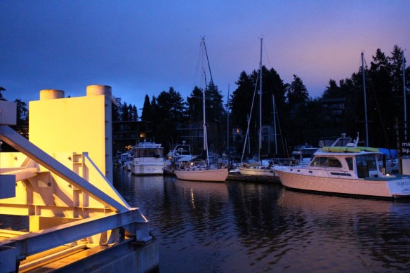 View from the ferry, Curtsy at the main dock.
