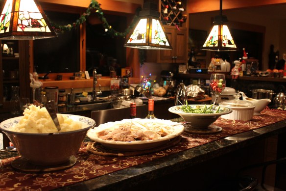 A beautiful dinner, ready to be enjoyed.